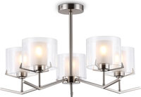 Подвесная люстра Ambrella LH57001/5 SN/FR (никель/белый матовый) - фото2