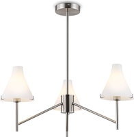 Подвесная люстра Ambrella LH57121/3 SN/FR (никель/белый матовый) - фото2