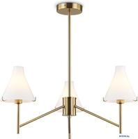 Подвесная люстра Ambrella LH57131/3 BS/FR (латунь/белый матовый) - фото2