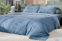 Постельное белье Этель Tencel 2сп 10655055 (серо-голубой) - фото