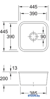 Кухонная мойка Villeroy & Boch Cisterna 50 670302R1 - фото2