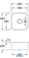 Кухонная мойка Villeroy & Boch Cisterna 50 670302TR - фото