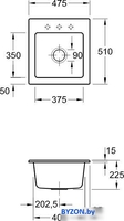 Кухонная мойка Villeroy & Boch Subway 45 XS 678101J0 - фото2