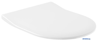 Сиденье для унитаза Villeroy & Boch Subway Slimseat Weiss Alpin 9M656101 - фото