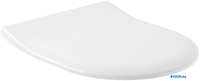 Сиденье для унитаза Villeroy & Boch Subway Slimseat Weiss Alpin 9M65S101 - фото