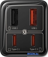 Сетевое зарядное Baseus GaN6 Pro Fast Charger 2C + 2U 100W P10162705112-00 (черный) - фото2