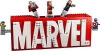 Конструктор LEGO Marvel 76313 Логотип MARVEL с минифигурками - фото2