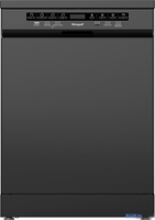 Отдельностоящая посудомоечная машина Weissgauff DW 6038 D Dual Wash Black - фото