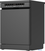 Отдельностоящая посудомоечная машина Weissgauff DW 6038 D Dual Wash Black - фото2