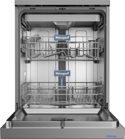 Отдельностоящая посудомоечная машина Weissgauff DW 6038 D Dual Wash Silver - фото2