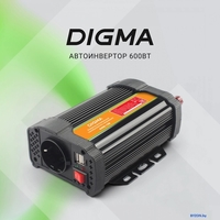 Автомобильный инвертор Digma AI600-12W - фото2