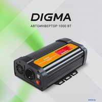Автомобильный инвертор Digma AI1000-12W - фото2