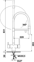 Смеситель Vieir V15039QH-X - фото2