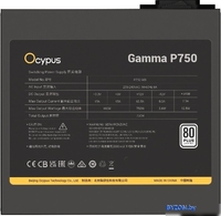 Блок питания Ocypus Gamma P750 Gamma-P750-W1HDBK024X-EU - фото2