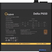 Блок питания Ocypus Delta P650 Delta-P650-B1FDBK024X-EU - фото2