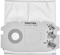 Комплект одноразовых мешков Festool SELFCLEAN SC FIS-CT MIDI/5 до 2018 498411 (5 шт) - фото