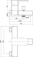 Смеситель Voda Iceberg IC54 - фото2