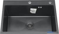 Кухонная мойка Diadonna DS7050B - фото
