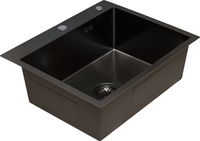 Кухонная мойка Blantek FS-5848HN Honeycomb Nano black ECO (+501F40-B) - фото2