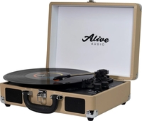 Виниловый проигрыватель Alive Audio Glam Latte - фото2