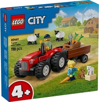 Конструктор LEGO City 60461 Красный фермерский трактор с прицепом и овцами - фото