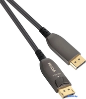 VCOM D3751-40M DisplayPort - DisplayPort (40 м, черный/коричневый) - фото