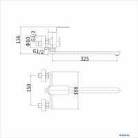 Смеситель Fashun A2282-8 - фото2