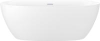 Ванна Wellsee Enjoy e Amedeo 175x83 23740101R (отдельностоящая ванна белый глянец, экран, ножки, сифон-автомат хром) - фото