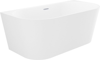 Ванна Wellsee Excellence Pro 180x80 28760401R (пристенная ванна белый глянец, экран, ножки, сифон-автомат хром) - фото2