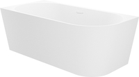 Ванна Wellsee Excellence Pro 150x73 28760602R (пристенная ванна (левая) белый глянец, экран, ножки, сифон-автомат глянцевый белый) - фото2