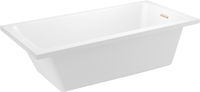 Ванна Wellsee FreeDom 2.0 165x80 23300204R (встраиваемая ванна белый глянец, сифон-автомат золото) - фото2