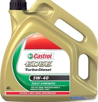Моторное масло Castrol Edge Turbo Diesel 5W-40 4л - фото