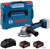 Угловая шлифмашина Bosch GWS 18V-11 Professional 06019N4103 (с 2-мя АКБ, кейс) - фото