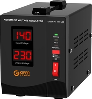 Стабилизатор напряжения Kiper Power Expert Pro 1000 LCD (1000VA/600W) - фото