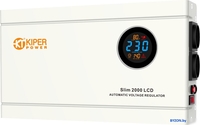 Стабилизатор напряжения Kiper Power Slim 2000 LCD (2000VA/1200W) - фото