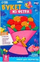 Набор для создания поделок/игрушек Школа талантов Цветы своими руками. Букет роз 9952055 - фото