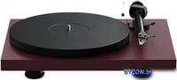 Виниловый проигрыватель Pro-Ject Debut Evo 2 Satin Wine Red (Pick it MM EVO) - фото