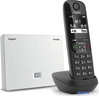 Gigaset AS690A Ip Base (черный) - фото2