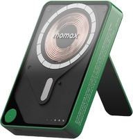 Momax 1-Power X Pro+ Magnetic Built-In USB-C IP132 10000mAh (зеленый) - фото