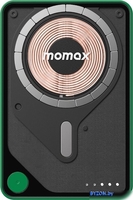Momax 1-Power X Pro+ Magnetic Built-In USB-C IP132 10000mAh (зеленый) - фото2