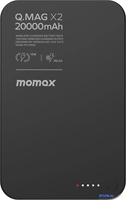 Momax Q.Mag X2 Magnetic IP133 20000mAh (черный) - фото
