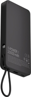 Внешний аккумулятор Momax 1-Power X Built-in USB-C IP153 20000mAh (черный) - фото2