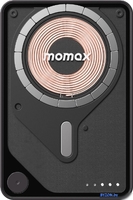 Momax 1-Power X Pro Magnetic Built-In USB-C IP131 5000mAh (черный) - фото2