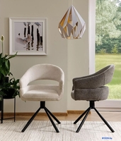 Стул с подлокотниками Signal Borgo Raven 07 (серый/черный) - фото2