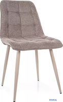Стул Signal Chic Brego 34 (бежевый/кашемир) - фото