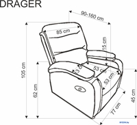 Halmar Drager (черный) - фото2