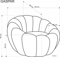 Halmar Gaspar 2 (горчичный) - фото2