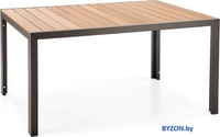 Кухонный стол Halmar Fierro p 150/90/74 (коричневый/черный) - фото