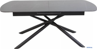 Кухонный стол Signal Vector ceramic 160-200/90 (черный/черный) - фото