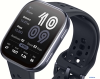 Умные часы Amazfit Bip 6 (черный, с черным силиконовым ремешком) - фото2